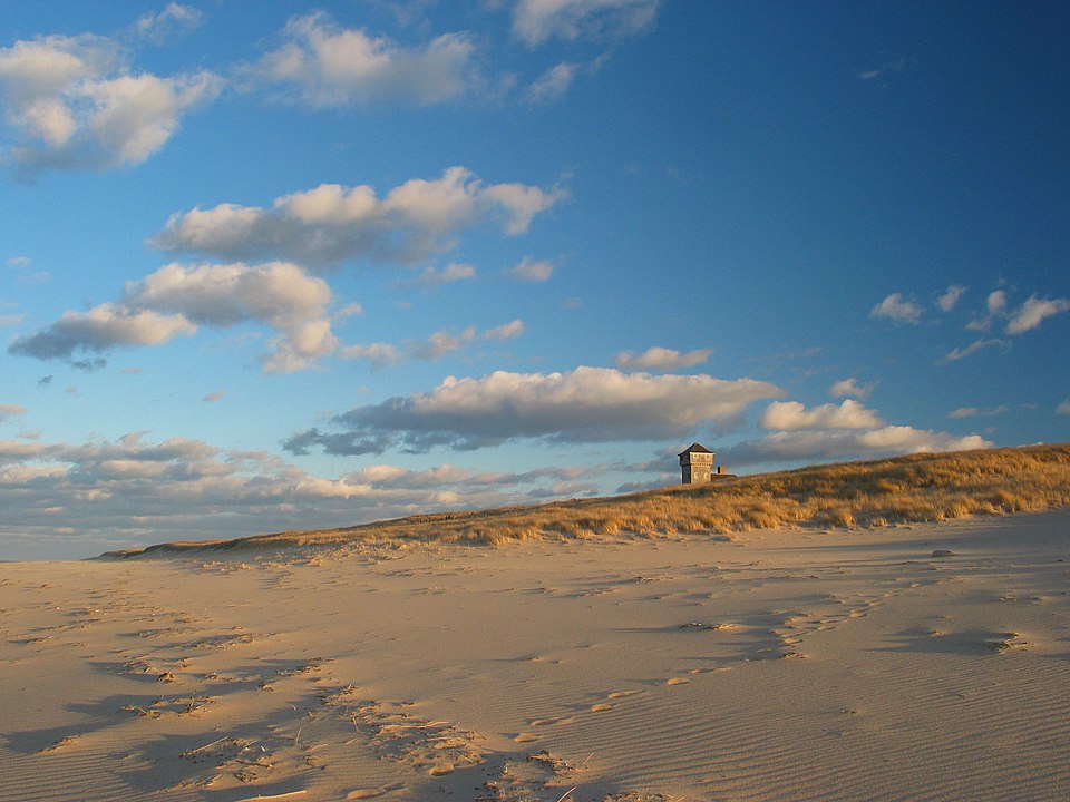 Coast Guard Beach with pristine sand dunes and historic lifesaving station